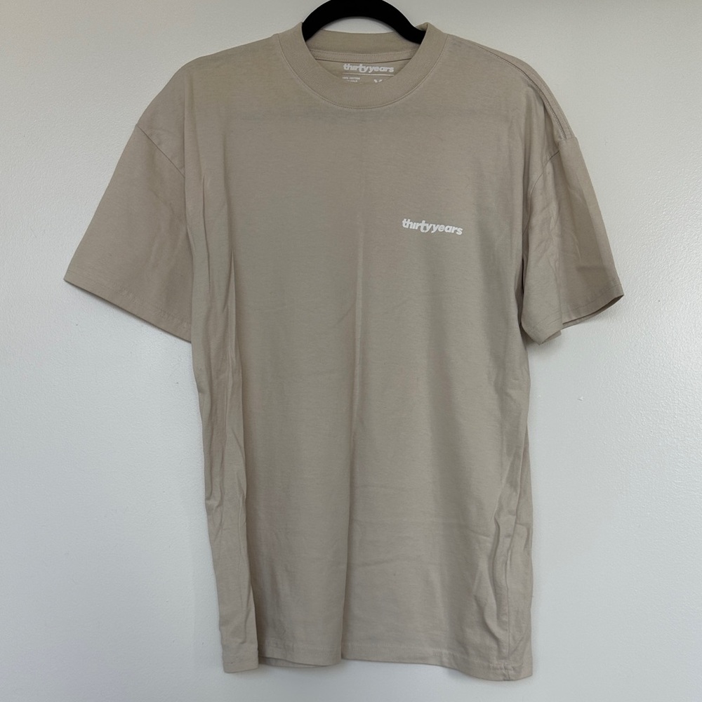 Thirty Years Women's Tan Short Sleeve Tee